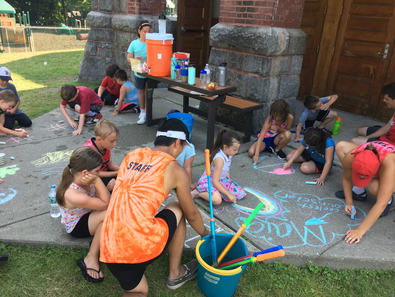 camp drawing